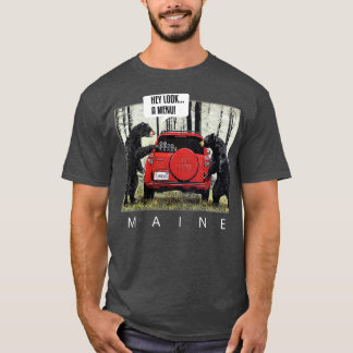 Bears säger "Titta på en meny" T Shirt