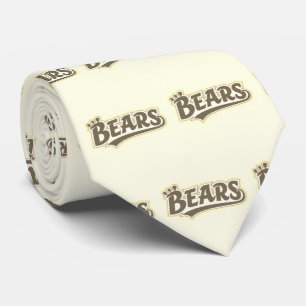 Bears Sports Team Necktie Slips