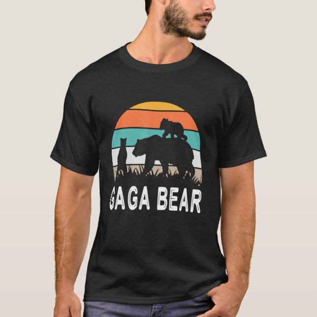 Bears Walking Together Lycklig Me Pappa Pappa Gran T Shirt (Framsida)