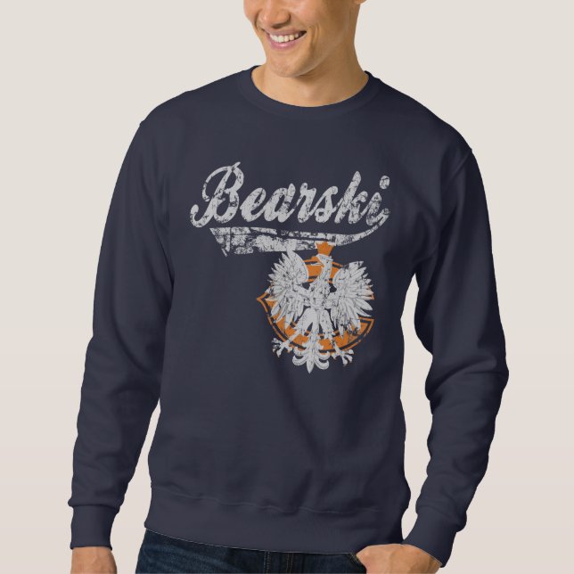 Bearski polska Chicago Långärmad Tröja (Framsida)