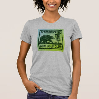 Bearskin Bäck Disk Golf Klubb T-Shirt - Kvinnor