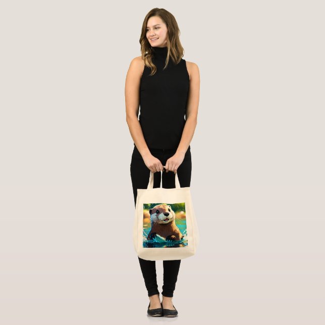 #BearsOfNatureToteBag Tygkasse (Fram (modell))