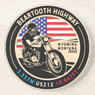 Beartooth Highway All American Road Motorcycle Underlägg
