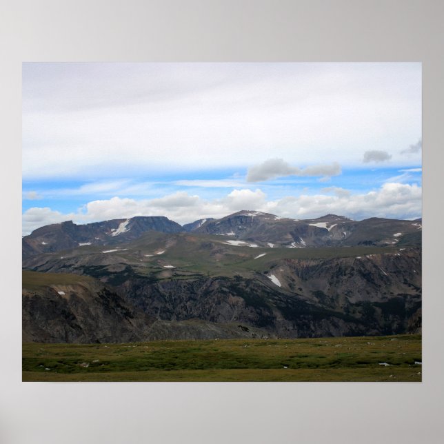 Beartooth Highway liggande Färg 16 x 20 Poster (Framsidan)