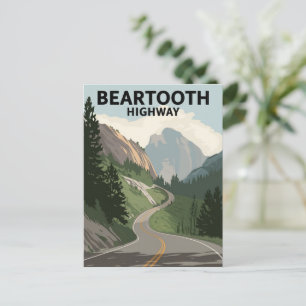 Beartooth Highway Montana Vykort
