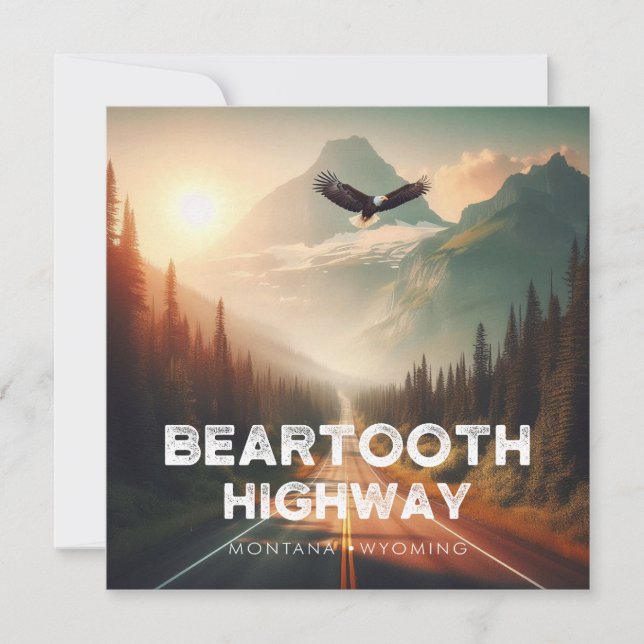 Beartooth Highway Montana Wyoming Eagle (Framsida)