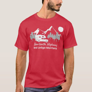 Beartooth Highway Red Lodge Montana Truck Camper T Shirt