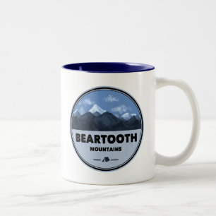 Beartooth Mountains Montana Wyoming Camping Två-Tonad Mugg