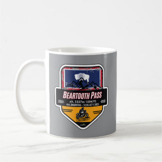 Beartooth Pass Motorcycle US 212 01 Kaffemugg