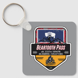 Beartooth Pass Motorcykel US 212 01 Nyckelring