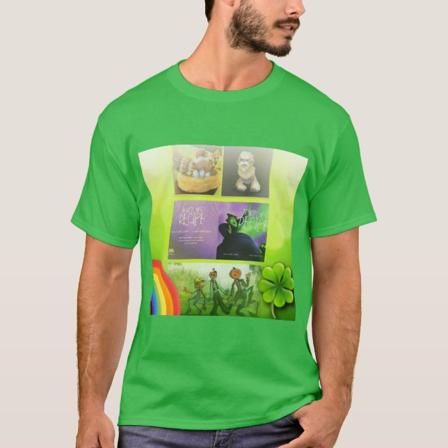 #BearWithUsProductions-Grönt  T Shirt (Framsida)