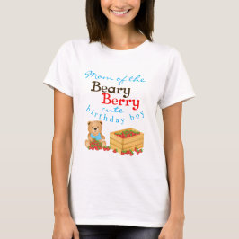 Beary Berry Cute Unge Strawbär Mamma Birthday T Shirt