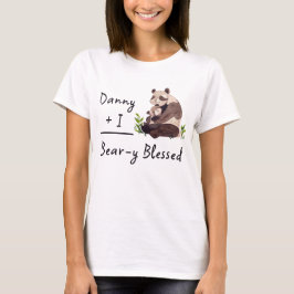 Beary Blessed Panda Mamma Tröja | Matchande Baby T