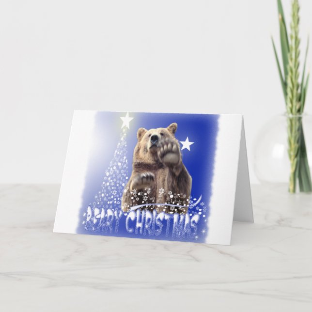 BEARY CHRISTMAS! HELGKORT (Framsida)