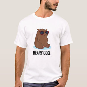 Beary Coola Funny Brown Bear Pun T Shirt