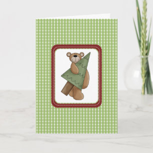 Beary Cute-julkort Helgkort