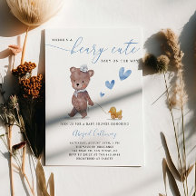 Beary Cute Nalle Boy Baby Shower