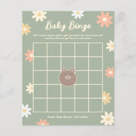 Beary Cute Nalle Boy Shower Bingo Game