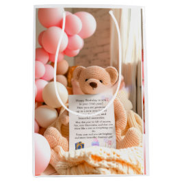 Beary First Birthday Fall Bear Girl 1st Birthday W