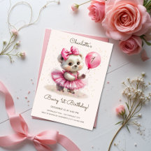 Beary First Birthday Rosa Ballerina Bear