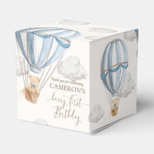 Beary First Nalle Luftballong Birthday Presentaskar