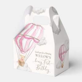 Beary First Nalle Luftballong Birthday Presentaskar