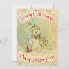 Beary God jul Card Julkort