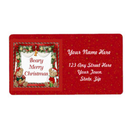 Beary God jul Fraktsedel