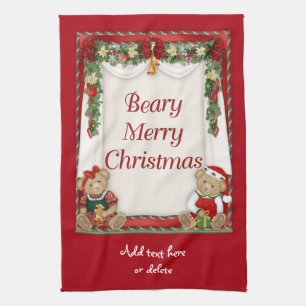 Beary God jul Kökshandduk