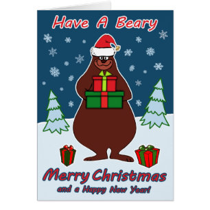 Beary God jul! OBS Kort