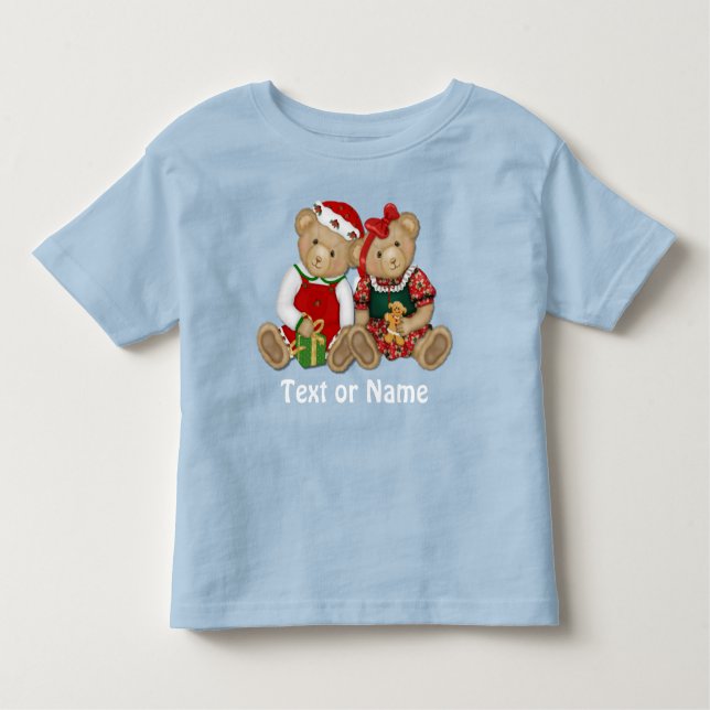 Beary God jul Pair Tee (Framsida)