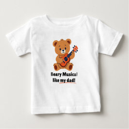 Beary Musical som min Pappa Småbarn T-Shirt