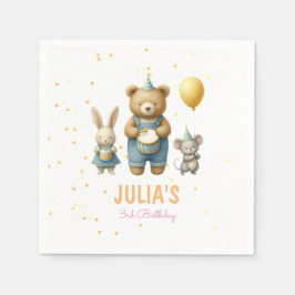 Beary Speciell Birthday Bash Pappersservett