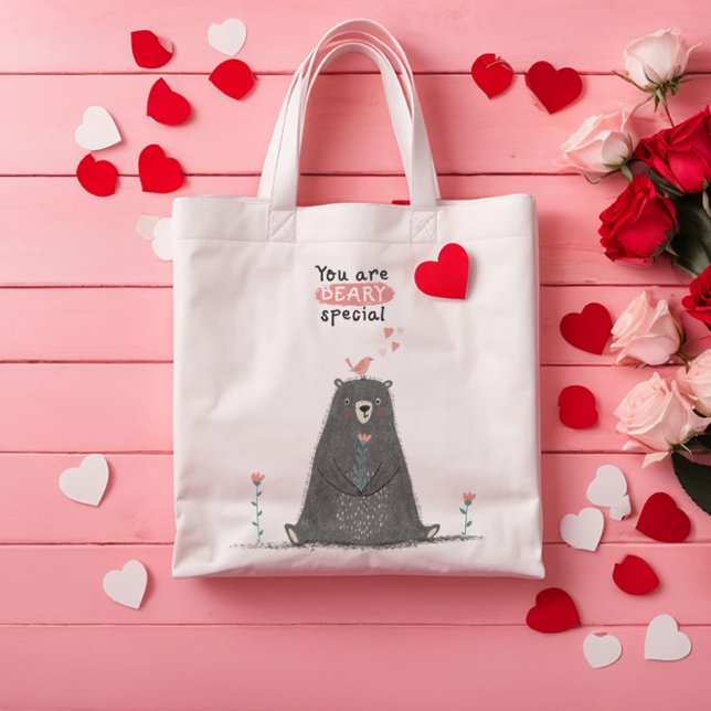 Beary speciell Cute Bear Toit Bag Tygkasse (Skapare uppladdad)