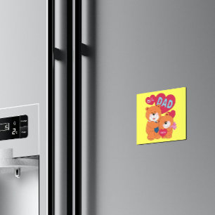 Beary Speciellare Pappa Magnet