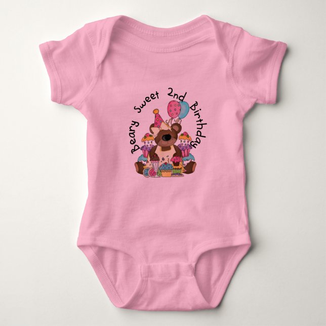 Beary Sweet 2nd Birthday T-shirts and Gifts (Framsida)