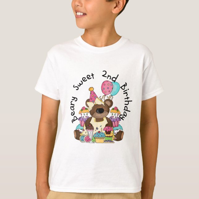 Beary Sweet 2nd Birthday T-shirts and Gifts (Framsida)