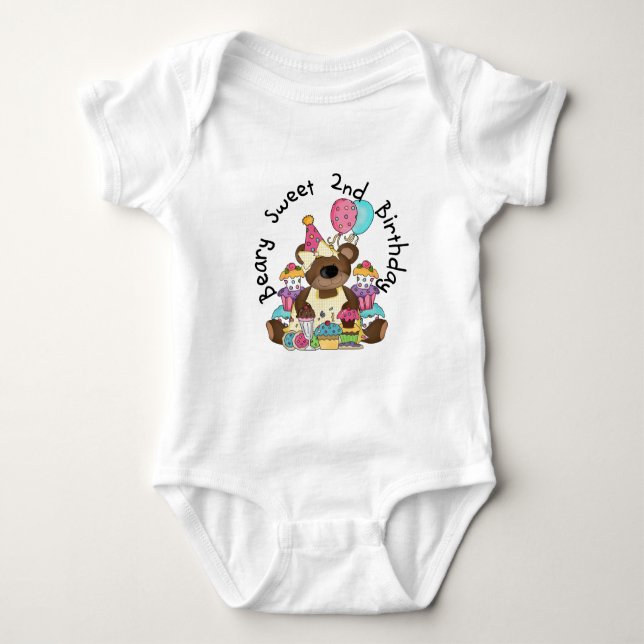 Beary Sweet 2nd Birthday T-shirts and Gifts (Framsida)