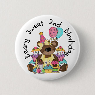 Beary Sweet 2nd Birthday T-shirts and Gifts Knapp