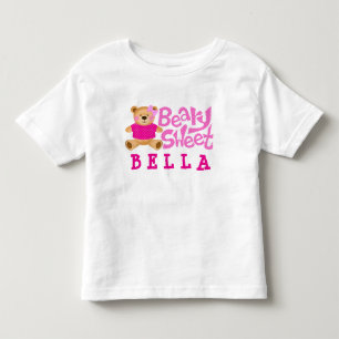 Beary Sweet Girl Namn Rosa Girly Bear T Shirt