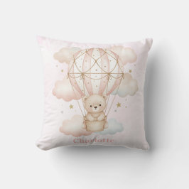 Beary Sweet Hot Air Balloon Baby Nursery Kudde