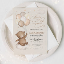 Beary Sweet Nalle & Balloys 1:a födelsedagen