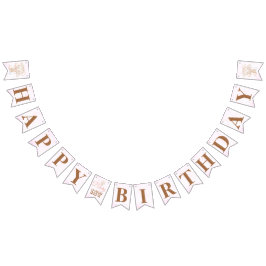 Beary Sweet Varmt Luftballong 1-årsdag Vimplar