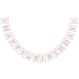 Beary Sweet Varmt Luftballong 1-årsdag Vimplar
