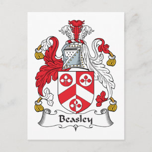 Beasley Family Crest Vykort