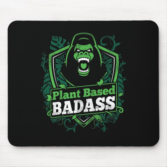 Beast av anläggningsbaserad dålig Fitness Gorilla  Musmatta (Framsidan)