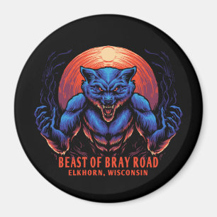 Beast av Bray Road Cryptid Creature Magnet