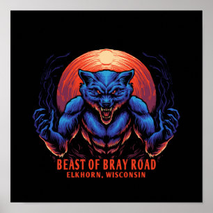 Beast av Bray Road Cryptid Creature Poster