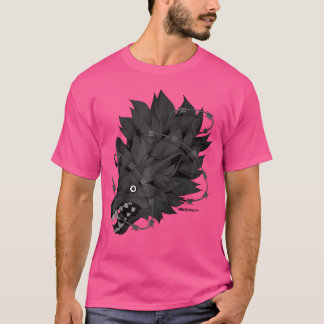 Beast av skräppost för varg Hårig Art T Shirt