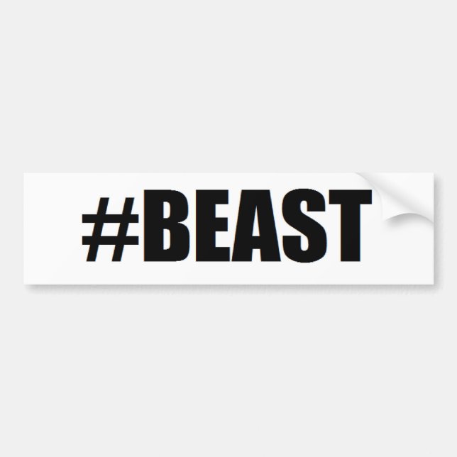 #beast bildekal (Framsidan)